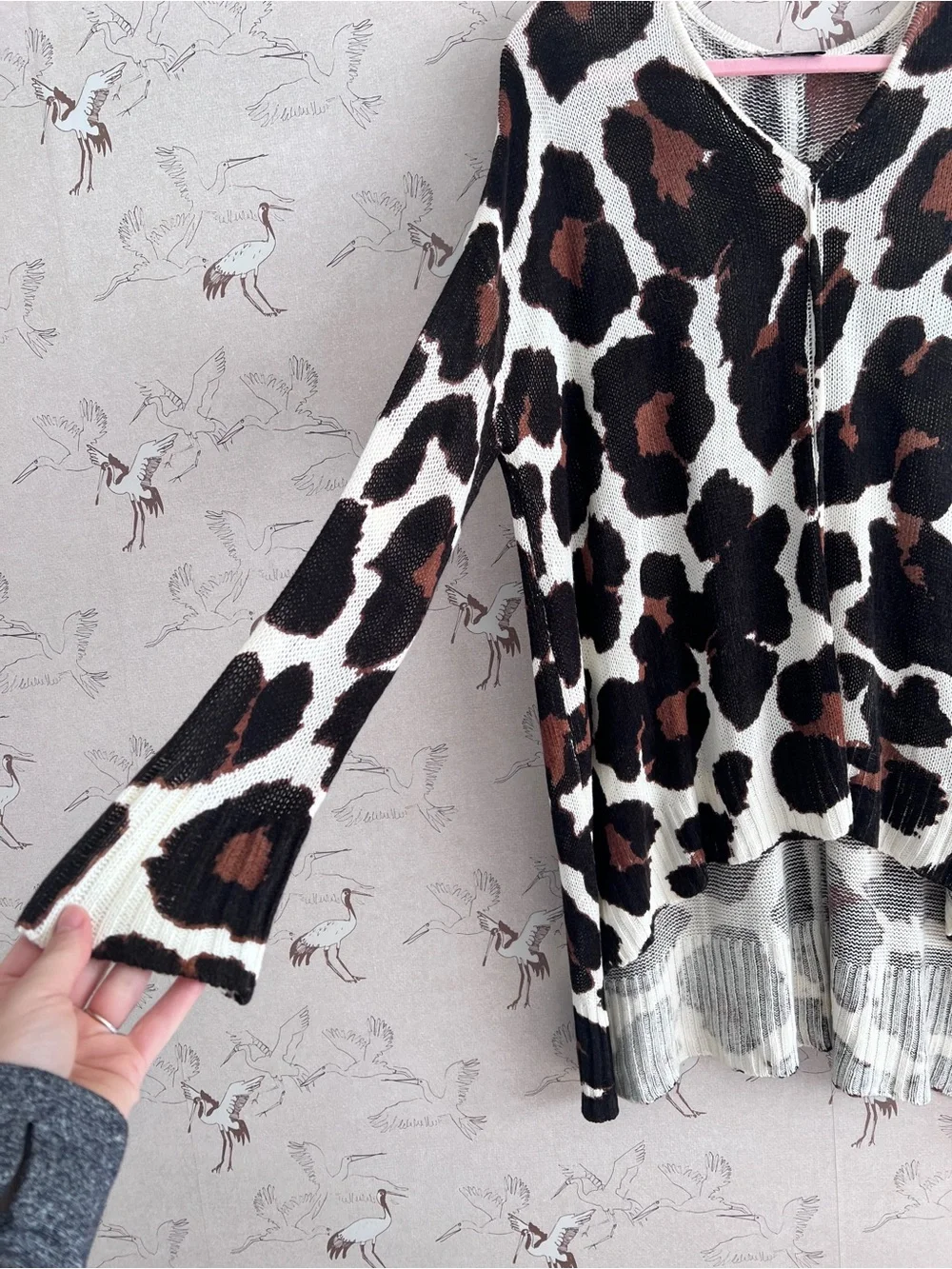 Show me your mumu‎ hug me sweater in wild cat knit